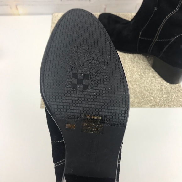 Nib: Vince Camuto-womens Black Suede Boots-Sz:10M - Picture 7 of 10